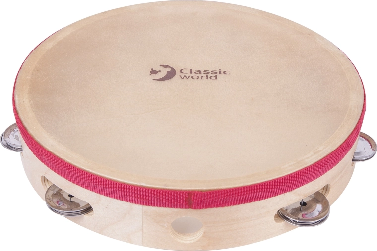 Vaikiškas tambūrinas „Classic World“, 25 cm