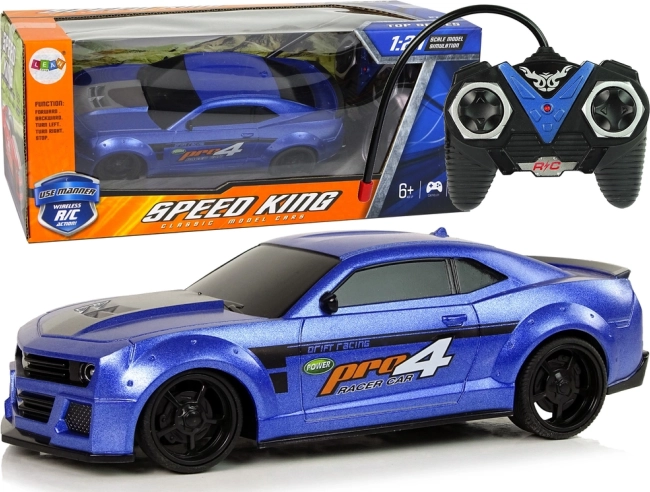 RC sportinis automobilis 1:24 mėlynas su tamsintais langais