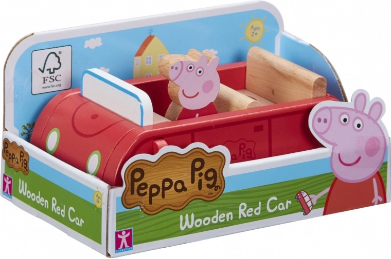 Peppa Pig wooden car