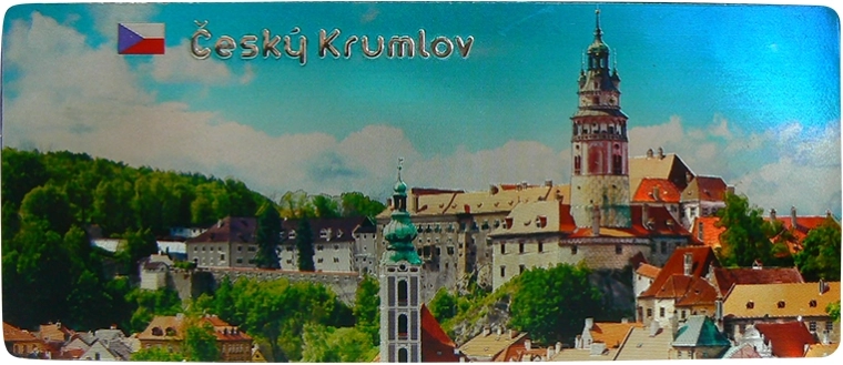 Magnetukas „Český Krumlov“ – stilingas suvenyras