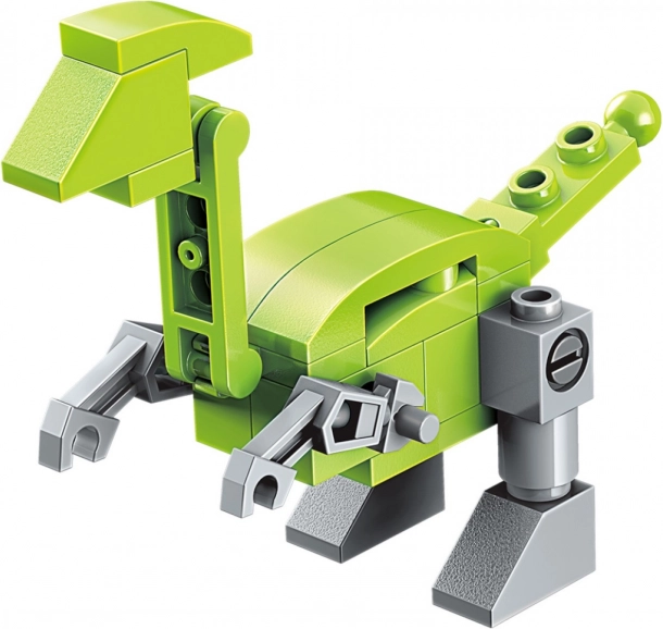 Qman Squros Transformuojamas robotas Velocisaurus 3in1