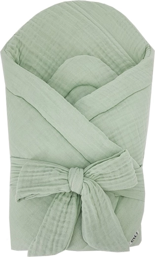 EKO muslino vystymo vokelis be sutvirtinimo Mint 75 × 75 cm