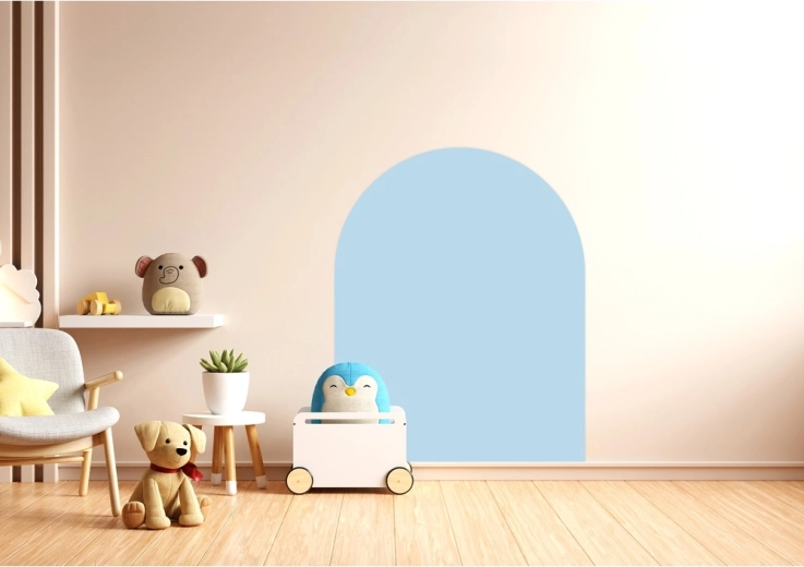 Cleverclixx magnetic wall film Clever Blue 95 × 75 cm