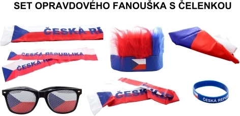 Fan Set Czech Republic with Headband