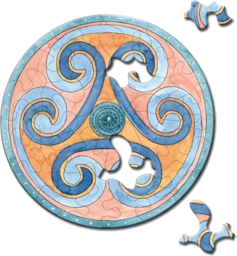 Round Puzzle CURIOSI Picoli Rascal 33 Pieces