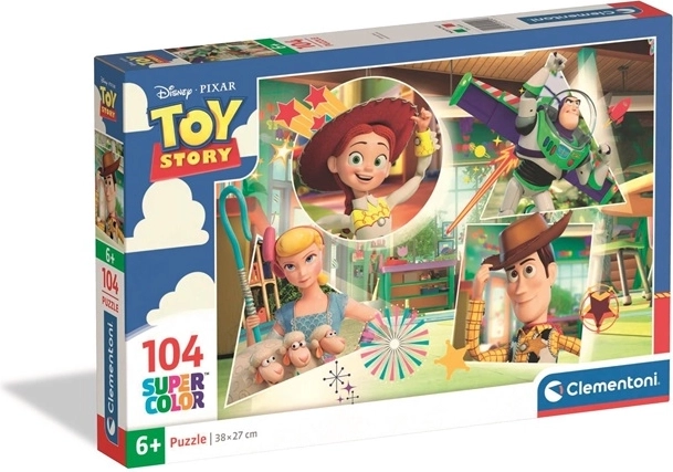 Clementoni SuperColor dėlionė Toy Story 104 detalės