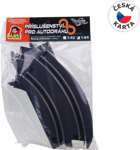 Spare parts for 1:64 slot car track - 4 pieces