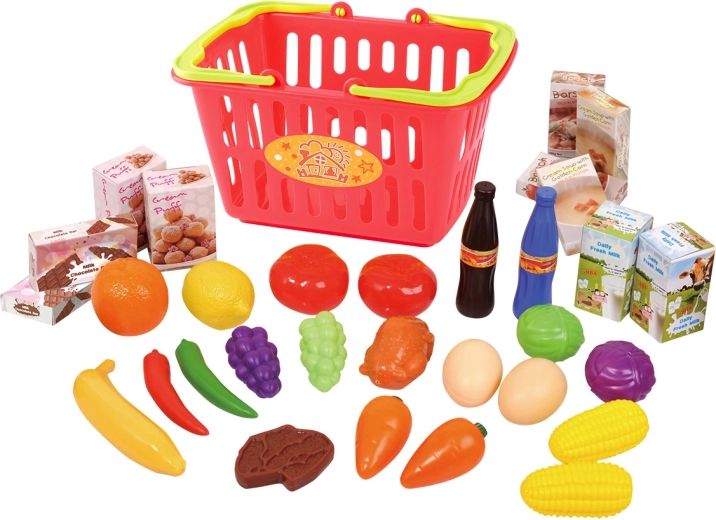 Playgo mano pirkinių krepšelis – 32 vnt. rinkinys