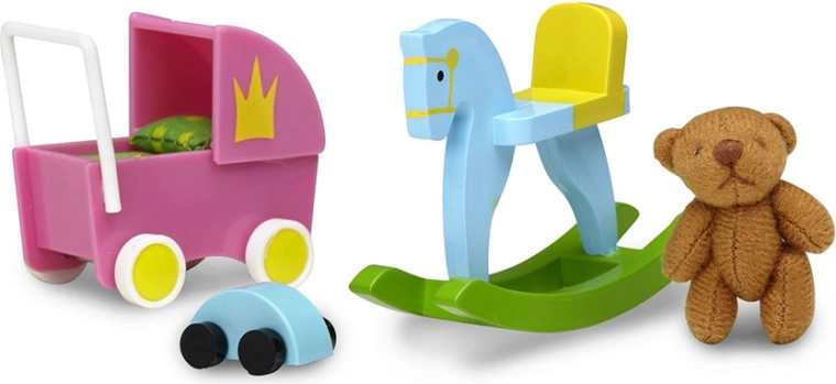 Lundby vaikiškų žaislų rinkinys lėlių nameliui