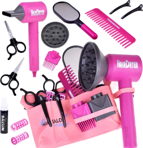 Hairdressing set for little stylists with accessories