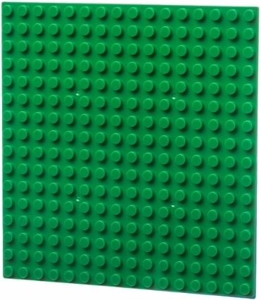 L-w Toys pagrindo plokštė 16×16 tamsiai žalia