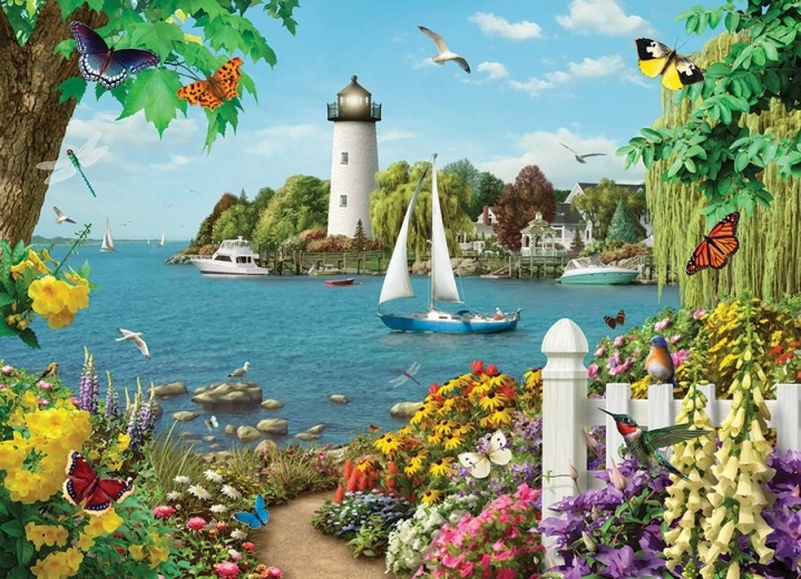 Puzzle 'At the Harbor' 500 Pieces