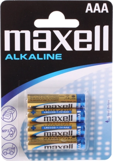 Šarminės baterijos Maxell AAA LR03 1,5 V – 4 vnt.