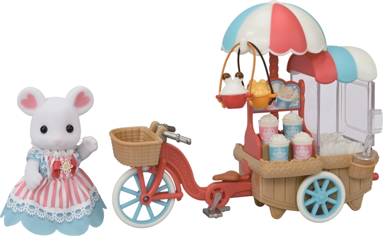 Sylvanian Families mobilus spragėsių kioskas su pelyte