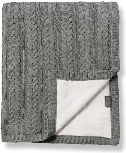 Vinter & Bloom dvipusė vaikiška antklodė Cotton Cuddly Misty Grey