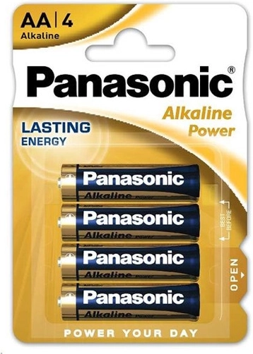 Panasonic Alkaline Power AA LR6 1,5 V – pakuotė 4 vnt.