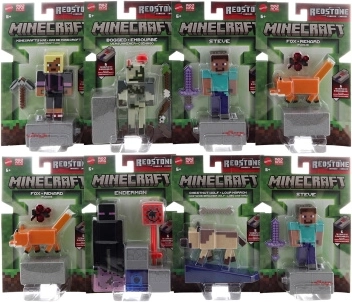 Minecraft veiksmo figūrėlė 8 cm su portalo dalimi