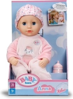 Lėlė BABY born Anna, šviesiai rožinė, 36 cm