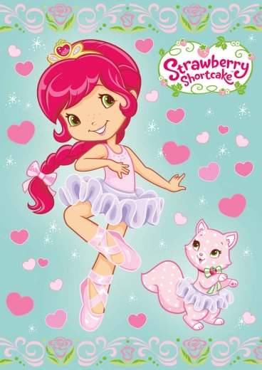 Akim spalvinimo knygelė A4 Strawberry Shortcake (Jahůdka)