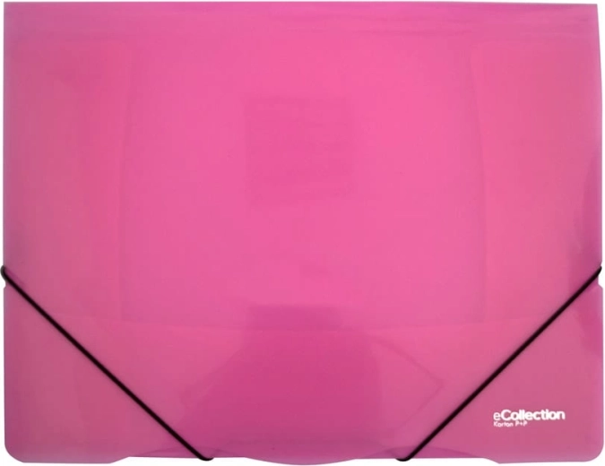 ECollection Elastic-Band Folder Pink A4
