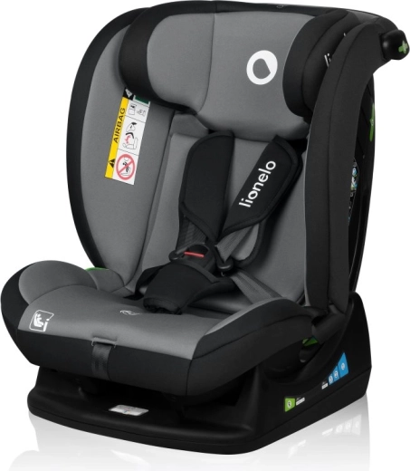 Lionelo Izzy i-Size vaikiška automobilinė kėdutė 40–150 cm Black Grey