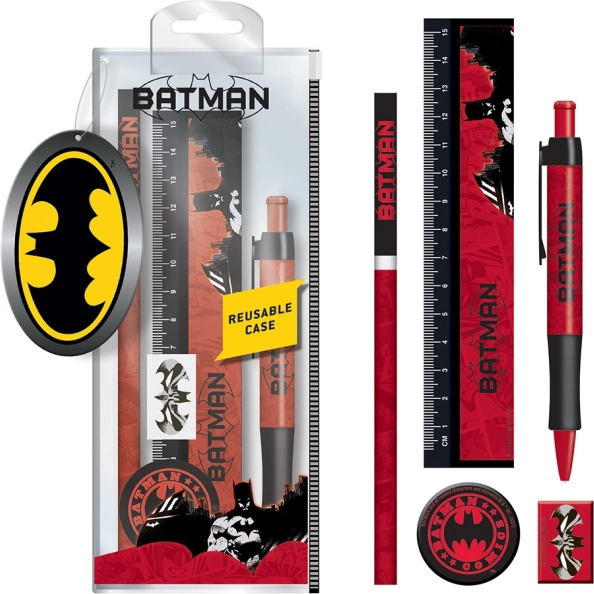 Pencil Case PYRAMID DC COMICS Batman Red