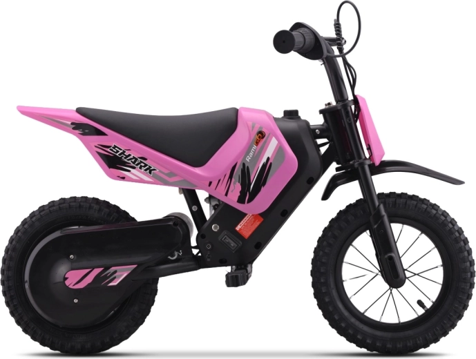 Vaikiškas elektrinis motociklas SHARK rožinis