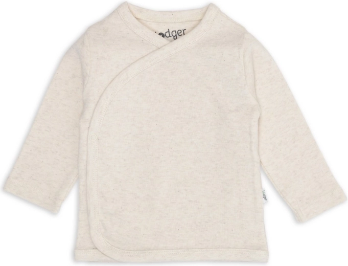 Wrap-over cut for easy dressing