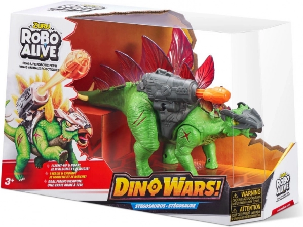 Interaktyvus Stegozauras „Robo Alive Dino Wars“ nuo ZURU