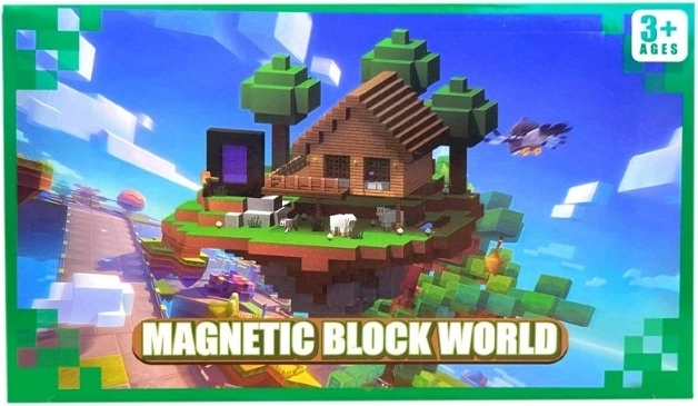 Magnetic Construction Set with 46 Pieces