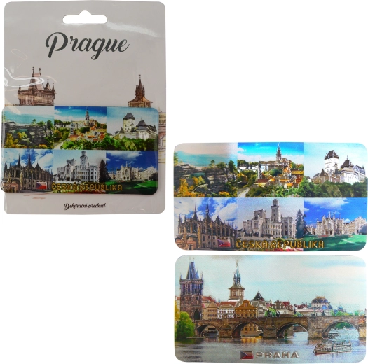 Dvipusis magnetas „Čekijos Respublika“ ir „Praha“