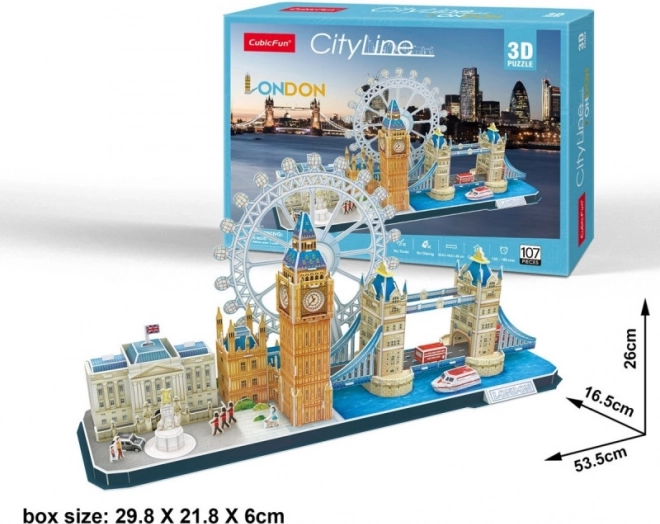 3D dėlionė City Line Londonas