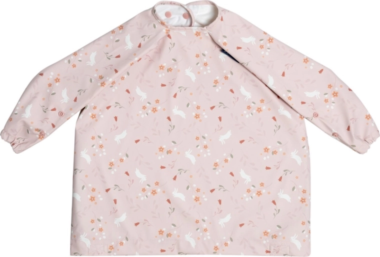 Bibado Coverall long-sleeved bib Botanical Bunnies