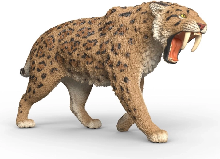 Priešistorinis gyvūnėlis – kardadančio tigro SMILODON figūrėlė nuo SCHLEICH