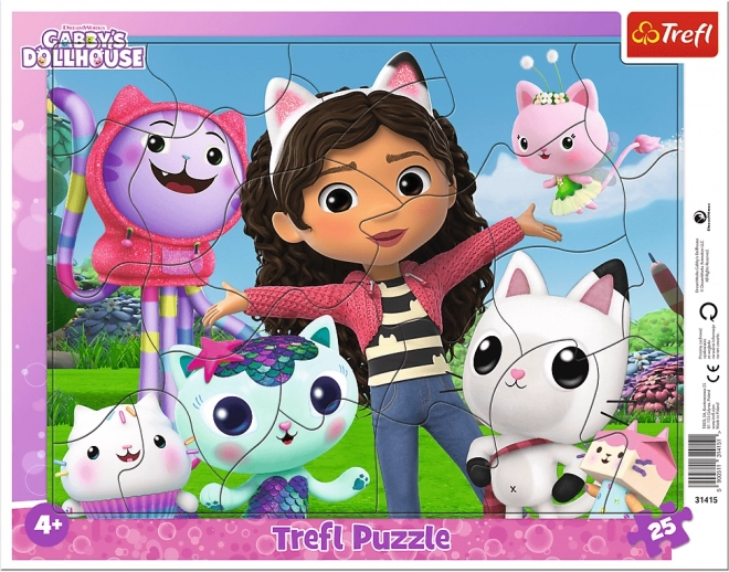 Puzzle 25 Pieces with Frame Meet Gabi