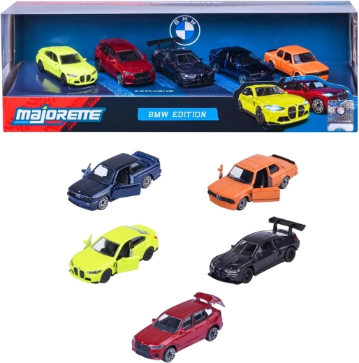 Majorette BMW Edition dovanų rinkinys – 5 metaliniai modeliukai