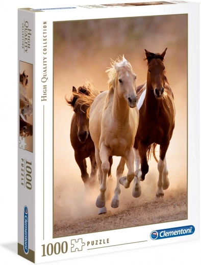1000-Piece Puzzle – Running Horses