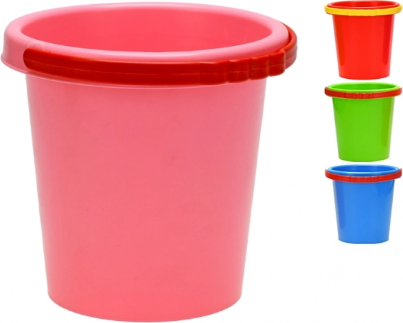 Plastikinis vaikiškas kibirėlis smėliui 14 cm