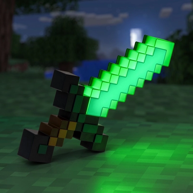 Deimantinis šviesos kardas Minecraft