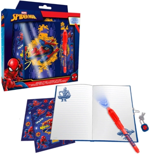 Užrašų knygelė su stebuklingu rašikliu SPIDER-MAN