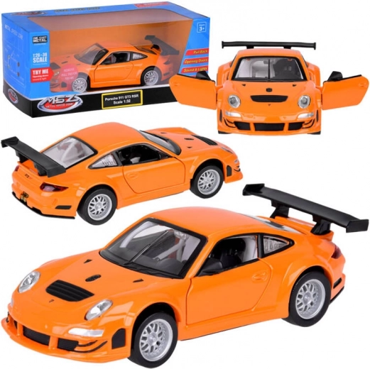 Metalinis Porsche 911 GT3 RSR modelis 1:32 su šviesa ir garsu