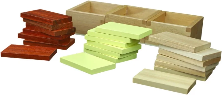 Montessori veikla su laipsnišku sudėtinginimu