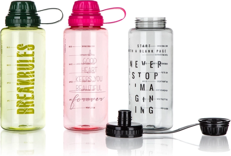 Didelė 1 000 ml talpa visos dienos hidratacijai