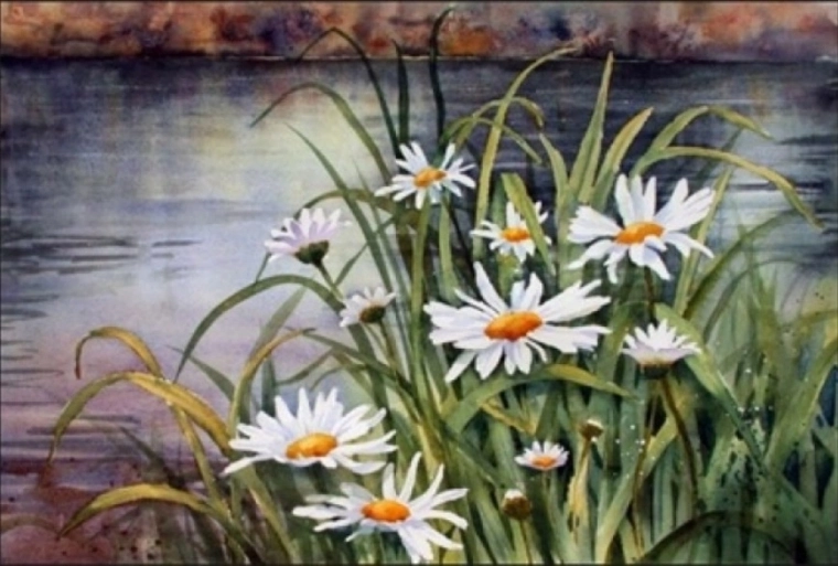Norimpex Paint by Numbers Flowers 40 × 50 cm