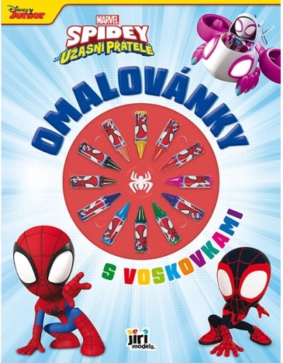 Spidey Coloring Book with Crayons
