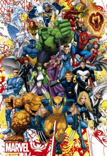 Dėlionė MARVEL herojai 500 detalių