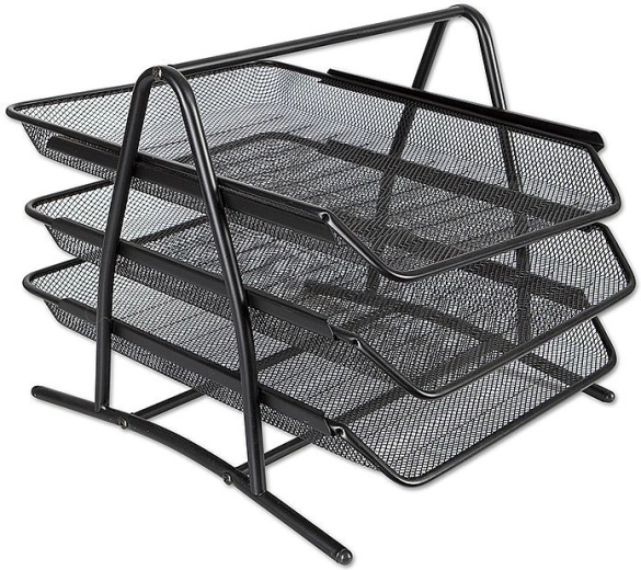 Metal triple-drawer CONCORDE – black