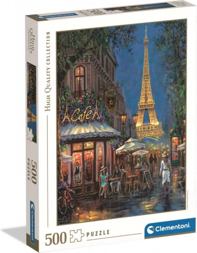 Clementoni Puzzle Night at the Eiffel Café 500 pieces