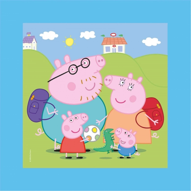 Dėlionė su rėmeliu PEPPA PIG 60 dalių