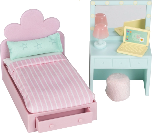 Lundby Teenager's Room Furniture for a Dollhouse